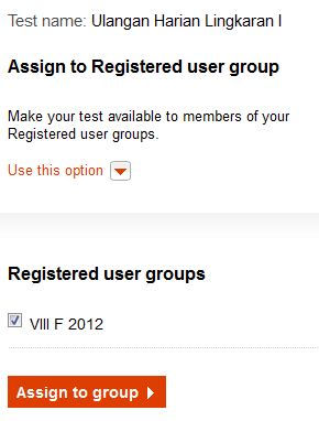 Assign to group