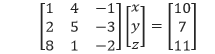 Contoh 1 Persamaan Matriks